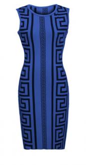 ABC Geometric dress with attractive patterns available in various colour